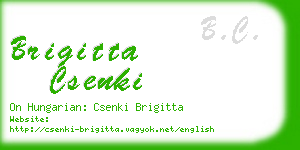 brigitta csenki business card